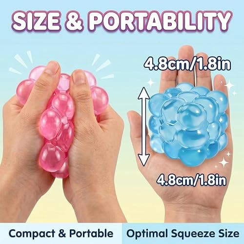 LAHAND 4Pack Cube Bubble Squishy Fidget Toy,Slow Rising Stress Cube,Soft Squishies Toys for Anxiety Stress Relief for Party Favors Gifts Classroom Prizes thumbnail 2