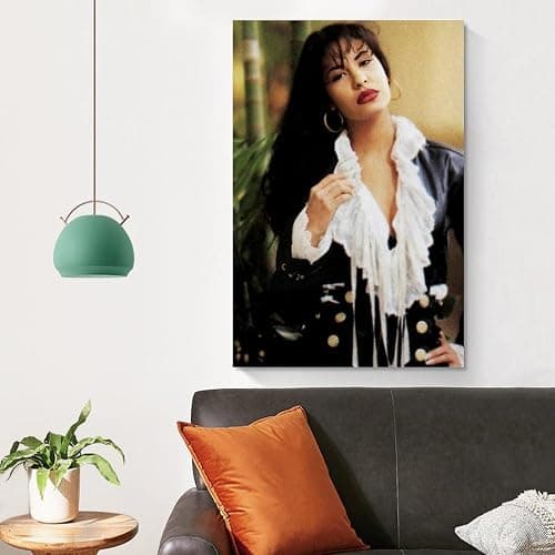 KDCSBY Selena Quintanilla Poster Canvas Wall Art Painting Living Room Posters for Bedroom Decor 12x18inch(30x45cm), Unframe-style thumbnail 4