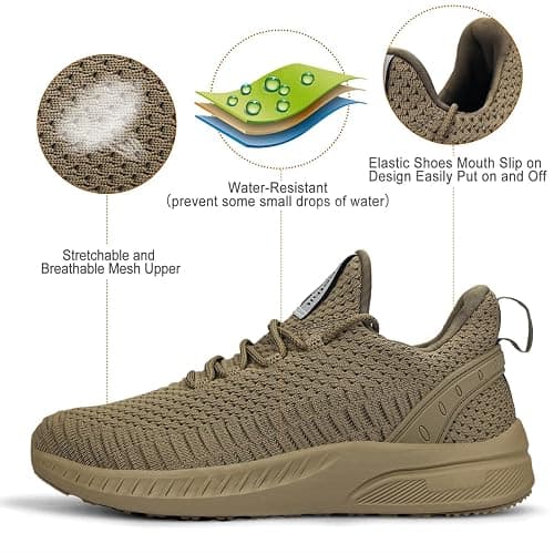 Feethit Women Tennis Running Shoes Walking Shoes Lightweight Casual Sneakers for Travel Gym Work Woman Waitress Nurse thumbnail 3