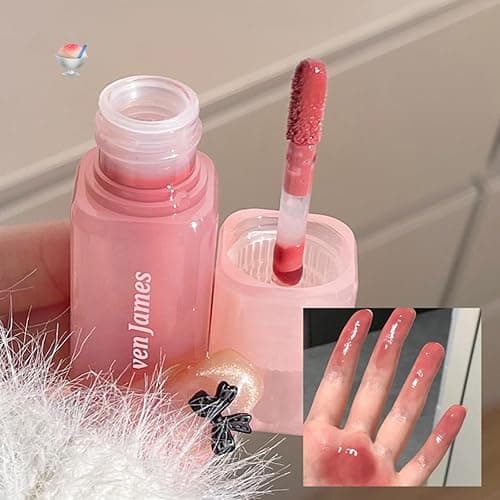 4PCS Hydrating Lip Gloss Set,Highly-Pigmented Korean Lip Glaze,Plumping Lipgloss, Moisturizing Mirror Liquid Lipstick, Non-Stick Cup,Glossy Finish,Long-lasting Natural Makeup thumbnail 4
