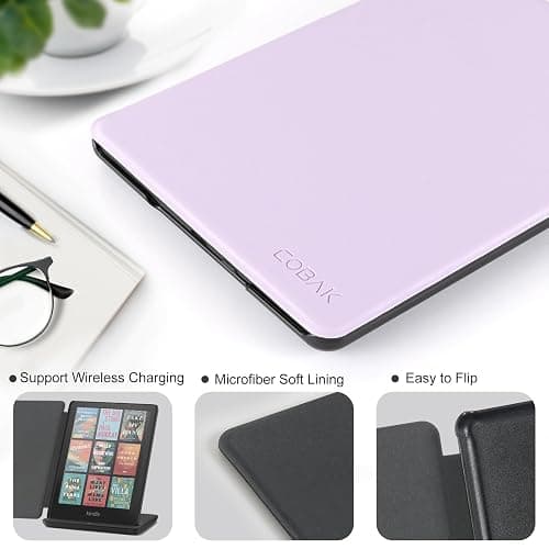 CoBak Case for 7" E-Readers - All New PU Leather Cover with Auto Sleep Wake Feature for E-Readers 2024 Released thumbnail 4
