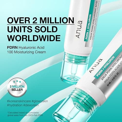 ANUA PDRN Hyaluronic Acid 100 Moisturizing Cream, Lightweight, Non-Greasy Hydrating Face Moisturizer with Salmon DNA for Glass Skin, Korean Skincare (2.02 fl oz) thumbnail 2