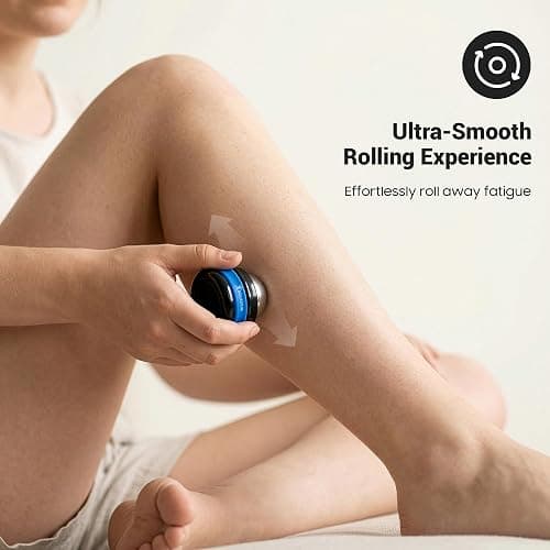 Solacium CryoSphere Mini - Stainless Steel Cold Massage Roller Ball - Handheld Massage Tool for Sore Muscles, Shoulders, Arms, Neck, Back, and Feet thumbnail 6
