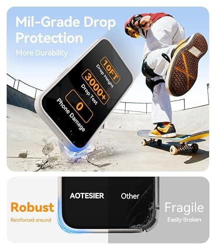 AOTESIER Magnetic for iPhone 13 Pro Phone Case, [Compatible with MagSafe][Military Shockproof Protection] Silicone Case with Soft Microfiber Lining, Camera & Screen Protection 6.1 inch, Stone thumbnail 4