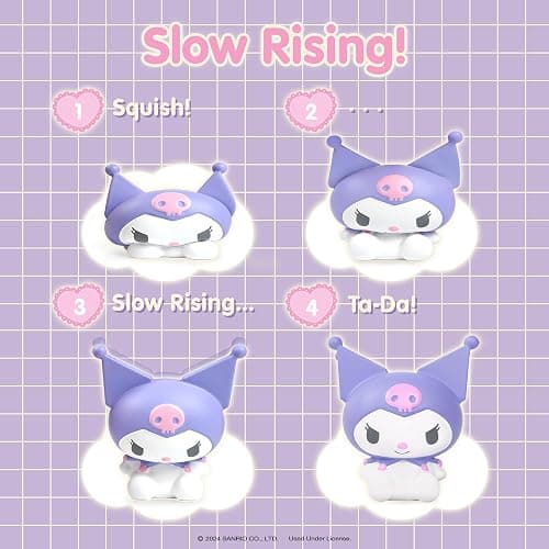 Hamee SquiSHU Buddy Hello Kitty and Friends Kuromi, Cute Birthday Gift, Official Merchandise, Toys for Kids & Adult, Model Jumbo Squishy for Collectors thumbnail 5