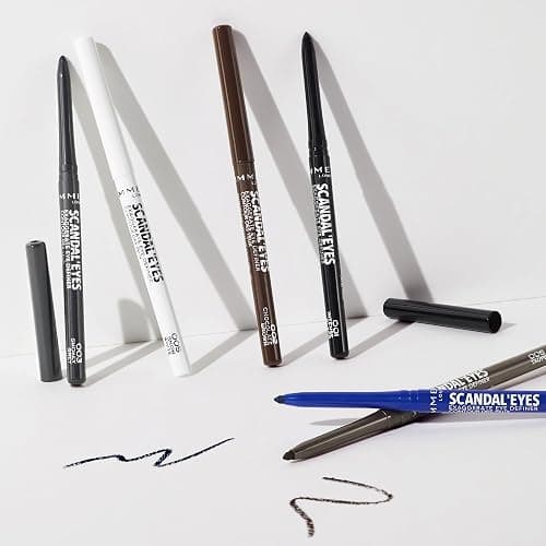 Rimmel London Scandaleyes Exaggerate Eye Definer, 001 Intense Black, 0.35g thumbnail 6