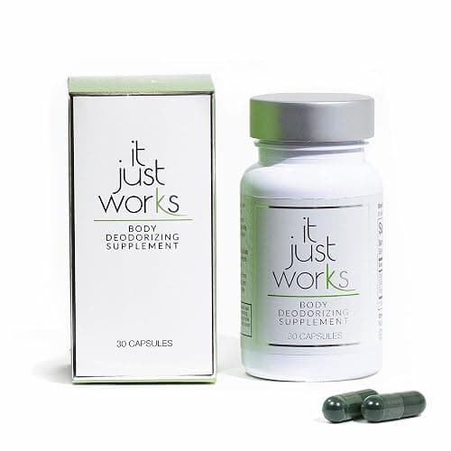 It Just Works Whole Body Natural Deodorizing Supplement for Full Freshness - Vegan & Organic Internal Deodorant for Underarms, Intimate Areas, and Private Parts, 30 Capsules - Image 1