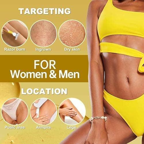 Olio Trattamento Peli Incarniti 40ml, LA.PERSONAL Siero Post Depilazione, Idratante & levigante, Olio Dopobarba per gambe, zona bikini, ascelle, Oil Corpo ridurre protuberanze rasatura e irritante thumbnail 2