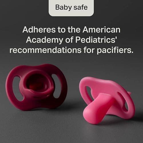 Tommee Tippee Ultra-Light StayPut Pacifier, One-Piece Silicone Design, 6-18m, 4 Pack thumbnail 5
