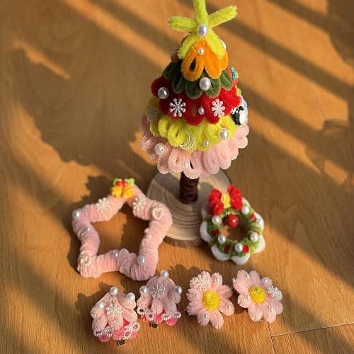 500pcs Colorful Yellow Pipe Cleaners Craft Supplies Chenille Stems for Handmade Gift Flower Bouquet DIY Art and Craft Projects (6 mm x 12 Inch) thumbnail 8