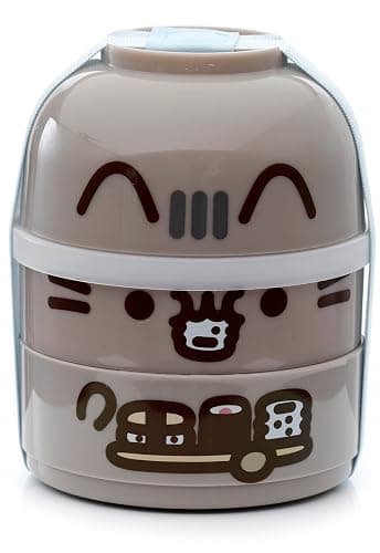 Pusheen Round Bento Lunch Box - Cat, Unique - Image 1