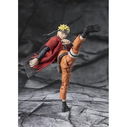 TAMASHII NATIONS Naruto Uzumaki Sage Mode Savior of Konoha Ver. Fig. 14.5 cm Naruto Shippuden SH figuarts p thumbnail 3