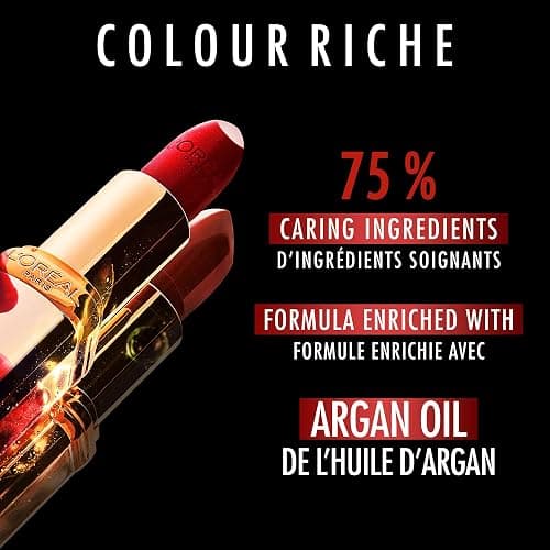 L'Oreal Paris Colour Riche Lipstick, Creamy, Long-Lasting, Lipstick for Women, Enriched Argan Oil and Vitamin E, 800 Fairest Nude, 0.13 oz (pack of 1) thumbnail 2