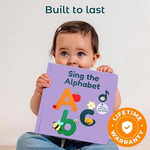 Cali's Books Alphabet Music Book for Toddlers 1-3 Years Old | Headphone Jack for Private Listening, USB-C Rechargeable, Learn ABC Musical Book thumbnail 7