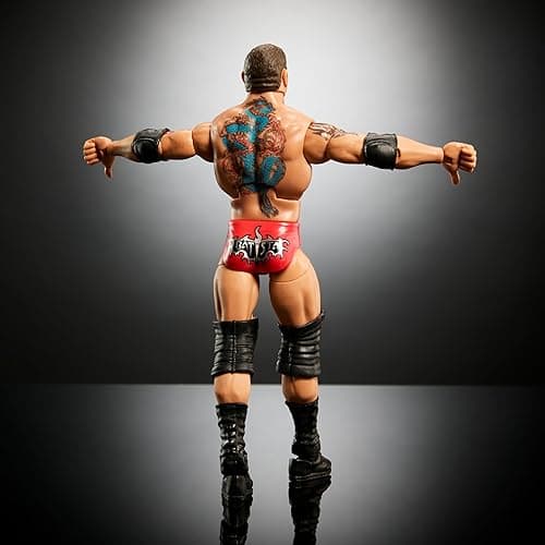 Mattel WWE Elite Collection Action Figure Royal Rumble Batista with Accessory and Virgil Build-A-Figure Parts thumbnail 5