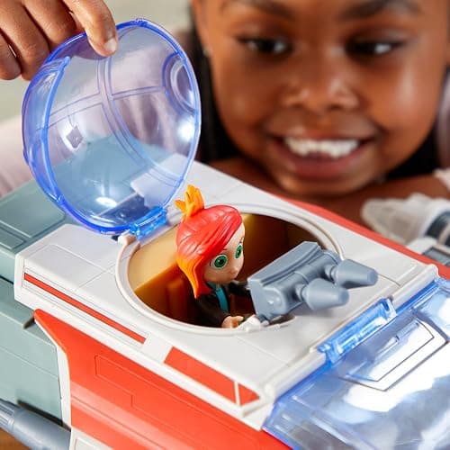 Star Wars: Young Jedi Adventures The Crimson Firehawk, 17-Inch Ship with 2 Action Figures, Toys, Preschool Toys for 3 Year Old Boys & Girls thumbnail 14