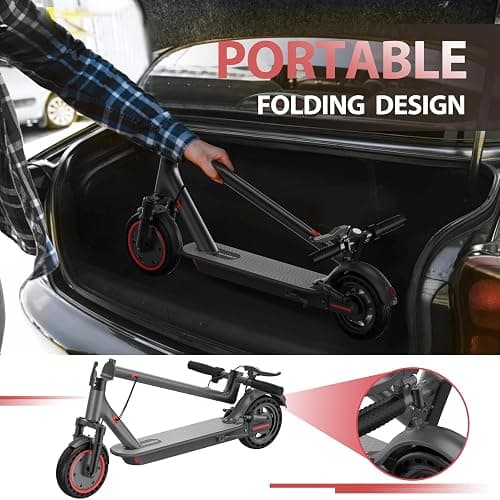 MAXSHOT Electric Scooter for Adults, 8.5/10/14" Tires, 19/22Mph, 350W/500W Motor, 21-28 Miles Range, Folding E-Scooter with Dual Suspension,APP Control thumbnail 7