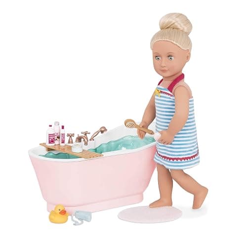 Our Generation by Battat- Bath & Bubbles Deluxe Set for 18" Dolls- Toy, Doll & Accessories for 18" Dolls- Ages 3 Years & Up thumbnail 3