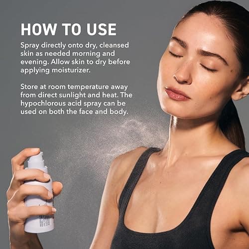 Prequel Skin Hypochlorous Acid Spray - HOCL Facial Mist Minerals 4oz | Hypochlorous Acid HOCL Spray With Minerals And Electrolyzed Water, pH Stabilized Facial Mist For Skin Care Routine Support thumbnail 7