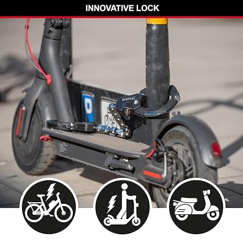 Master Lock Antivol Trottinette Certifié et Breveté, 55 cm, idéal pour trotinette électrique, vélo électrique, poussettes, menotte antivol thumbnail 2