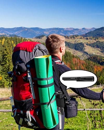 Dmyond Metal Detector Pinpointer, Professional Waterproof Handheld Pin Pointer Wand, Search Treasure Pinpointing Finder Probe with 9V Battery for Adults, Kids, Black thumbnail 2