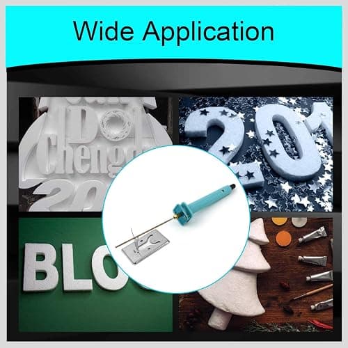 Foam Cutter Electric Hot Wire Cutter Pen 10CM Foam Board Cutting with Stand 18W Hot Knife Styrofoam Cutting Pen with Apaptor Foam Cutting Tool for White Sofe Styrofoam,Arts,Handcraft thumbnail 7