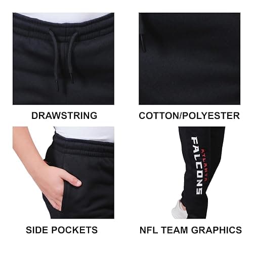 Ultra Game NFL Boys NFL Official Super Soft Jogger Sweatpants thumbnail 5