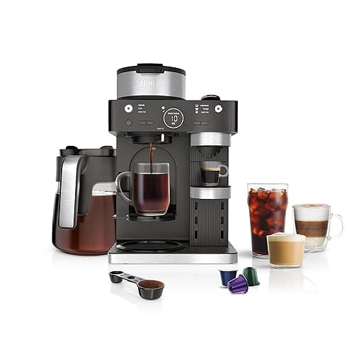 Ninja Espresso & Coffee Maker, Nespresso Capsule Compatible, Black, CFN601 | Barista System, 3 Espresso Brew Styles, Single-Serve Coffee, Built-in Frother, Espresso, Cappuccino & Latte Maker - Image 1