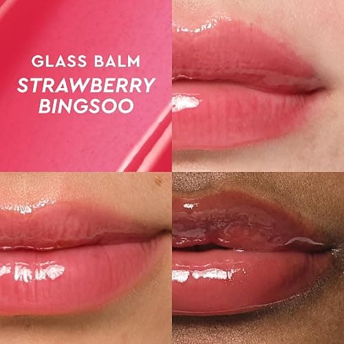 Glow Recipe Mini Glass Balm Lip Treatment Gift Set Collection - Travel Size Set of 4 Hydrating Vegan Lip Balms with Hyaluronic Acid & High-Shine Finish thumbnail 9