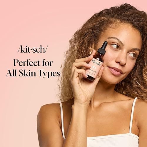 Kitsch Dermaplane Face Oil with Jojoba & Argan Oil – Hydrating Facial Formula for Dermaplaning Tool, Gua Sha & Razor Use – Irritation-Free Shave Oil for Soft, Radiant Skin – 2oz thumbnail 8