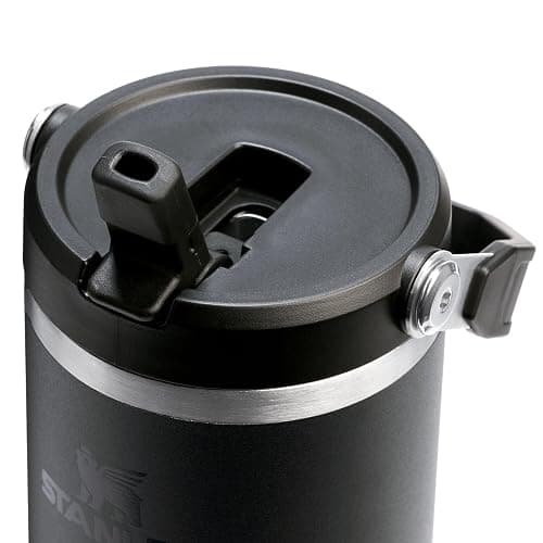 Stanley IceFlow 2.0 Flip Straw Tumbler with Handle 30 oz | Twist On Lid and Flip Up Straw | Leak Resistant Water Bottle | Insulated Stainless Steel | BPA-Free | Black 2.0 thumbnail 2