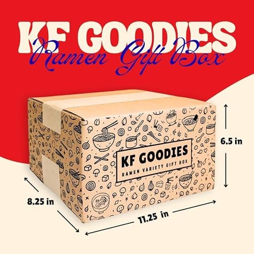 KF GOODIES Korean Ramen Variety Pack Gift Box (10 Count) – Spicy Buldak Noodle Assortment for Birthdays, College Care Packages, Office Snacks, and Gift Baskets thumbnail 2