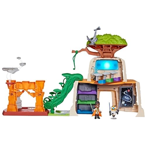 Star Wars: Young Jedi Adventures Tenoo Jedi Temple, 20-Inch-Tall Playset with Lights & Sounds, 2 Action Figures, Preschool Toys for 3 Year Old Boys & Girls & Up thumbnail 8