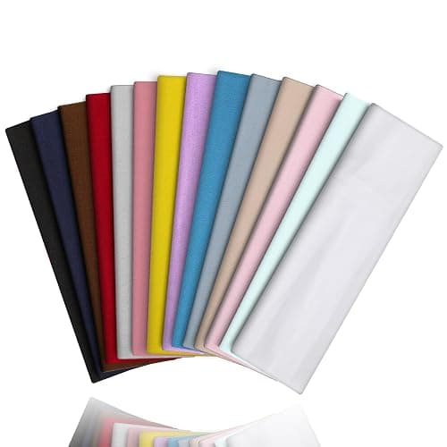 Headbands for Women 14PCS, Non Slip Sports Headband Elastic Soft Running Fashion Headband Absorb Sweat Headbands for Adults Men Women for Working Out, Travel - Image 1