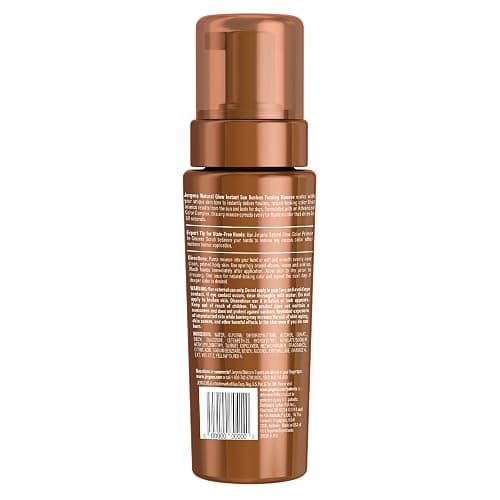 Jergens Natural Glow Instant Sun Body Mousse, Self Tanner for Deep Bronze Tan, Sunless Tanning Body Bronzer for Natural Looking Color Instantly, 6 Oz thumbnail 13