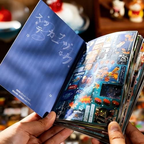 990Pcs Japanese Sticker Book, Retro Romantic Memory Series Comic Books Style Korean Sticker Aesthetic Japanese Stickers Book for Adults Gifts (Blue Style) thumbnail 2
