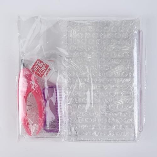 Teenitor Clear Coffin Nail Tips Set, Long Acrylic Nail Kit Full Cover Clear Press On Nails, 600 Pcs Fake Nails with Glue, Acrylic Nail Clipper Files and Buffer Polisher thumbnail 10