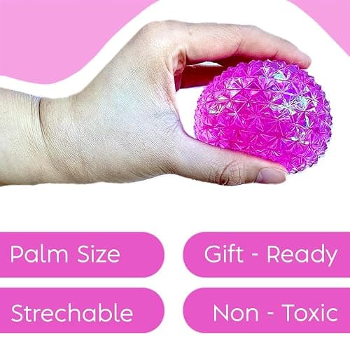 Kiedle Premium Diamond Stress Ball, Odor-Free Slow Rise Cool Sensory Squishy Nice Squeeze Fidget Cute Toy - Easy to Clean - Durable - Gift-Ready - Children Safety Certificate & ASTM Certified 3+ thumbnail 6