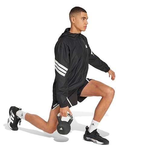 adidas mens Icon 3-stripes Training Windbreaker thumbnail 2