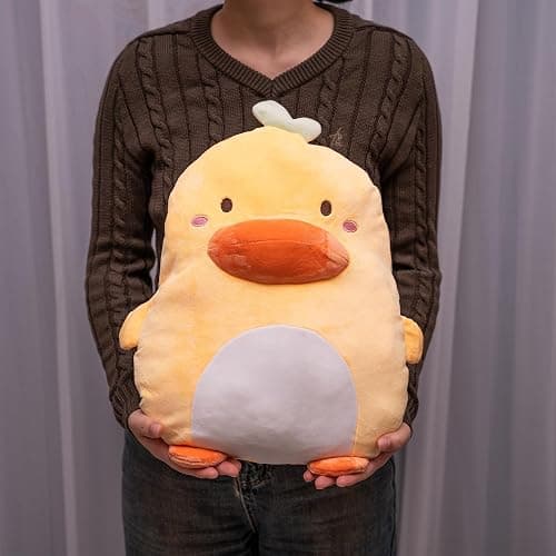 PlushLiAi Cute Plush Ducks Pillow Soft Stuff Animal Funny Decorations for Kids 13 Inch thumbnail 2