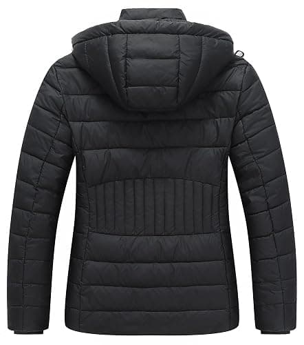 TDYPCI Women's Winter Coat Lightweight Waterproof Puffer Jacket - Quilted Short Down Coat for Women, Warm Winter Jacket thumbnail 4