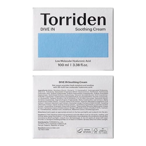 TORRIDEN Dive-In Hyaluronic Acid Soothing Cream 100ML thumbnail 10