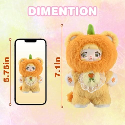 Mckkymi Plush Blind Box, Kawaii Nommi Cute Fruit Series Stuffed Blind Box Doll 1PC, Kawaii Mystery Plush Toys Collectible for Birthday Gift (1 of 7 Possible Styles) thumbnail 3