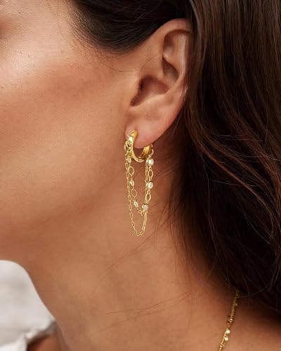 Dangle Earrings (Gold) thumbnail 3