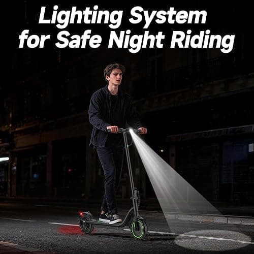 VOLPAM Electric Scooter, 350W/500W Powerful Motor & 19/MPH Top Speed, 21-28Miles Long Range, Folding E Scooter Choice thumbnail 8