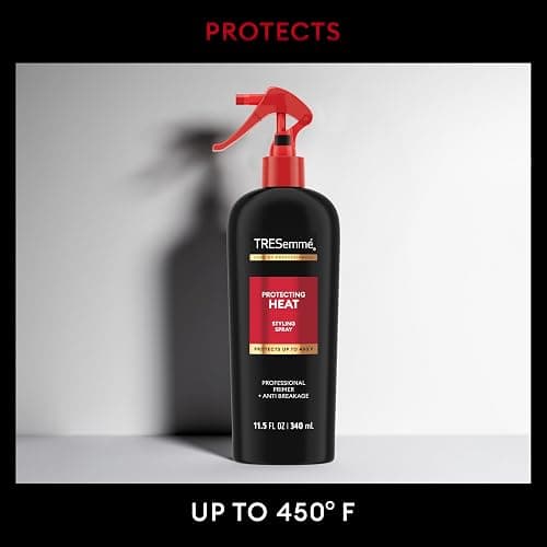 TRESemmé Styling Spray Protecting Heat for Taming Frizz & Reducing Breakage, with Protection up to 450°, 11.5 Fl Oz thumbnail 4