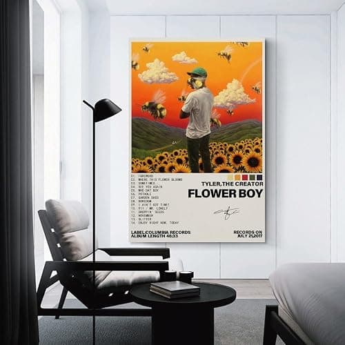 Terp Tyler The Creator Flower Boy Music Album Cover Poster - Gift for Friend, Bedroom Living Room Decor, Modern Aesthetic Unframed 12x18inch (30x45cm) thumbnail 3