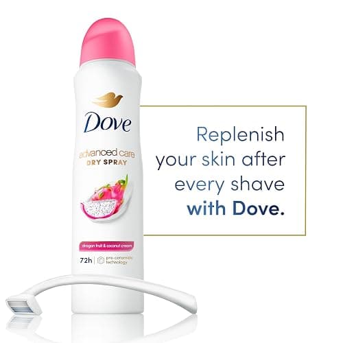 Dove Advanced Care Antiperspirant Deodorant Spray Dragon Fruit 3.8oz 3PK | Advanced Care 72 hour sweat and odor protection. Dragon Fruit & Coconut Cream Scent thumbnail 5