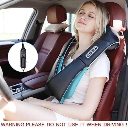 Mo Cuishle Shiatsu Back Shoulder and Neck Massager with Heat, Electric Deep Tissue 4D Kneading Massage, Best Gifts for Women Men Mom Dad, Fathers Day, Mothers Day, Christmas Gifts thumbnail 5