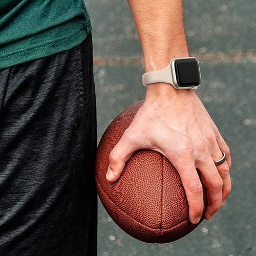 ZZL Sport Band Compatible with Apple Watch Bands 42mm(Series 10) 41mm 38mm 40mm, Soft Silicone Slim Thin Small Replacement Strap Compatible for iWatch Series 10 9 8 7 6 5 4 3 2 1 SE Sport Edition Women Men thumbnail 6
